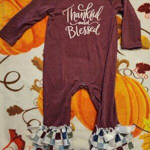 12-18 months, Thanksgiving/Fall 1 piece outfit